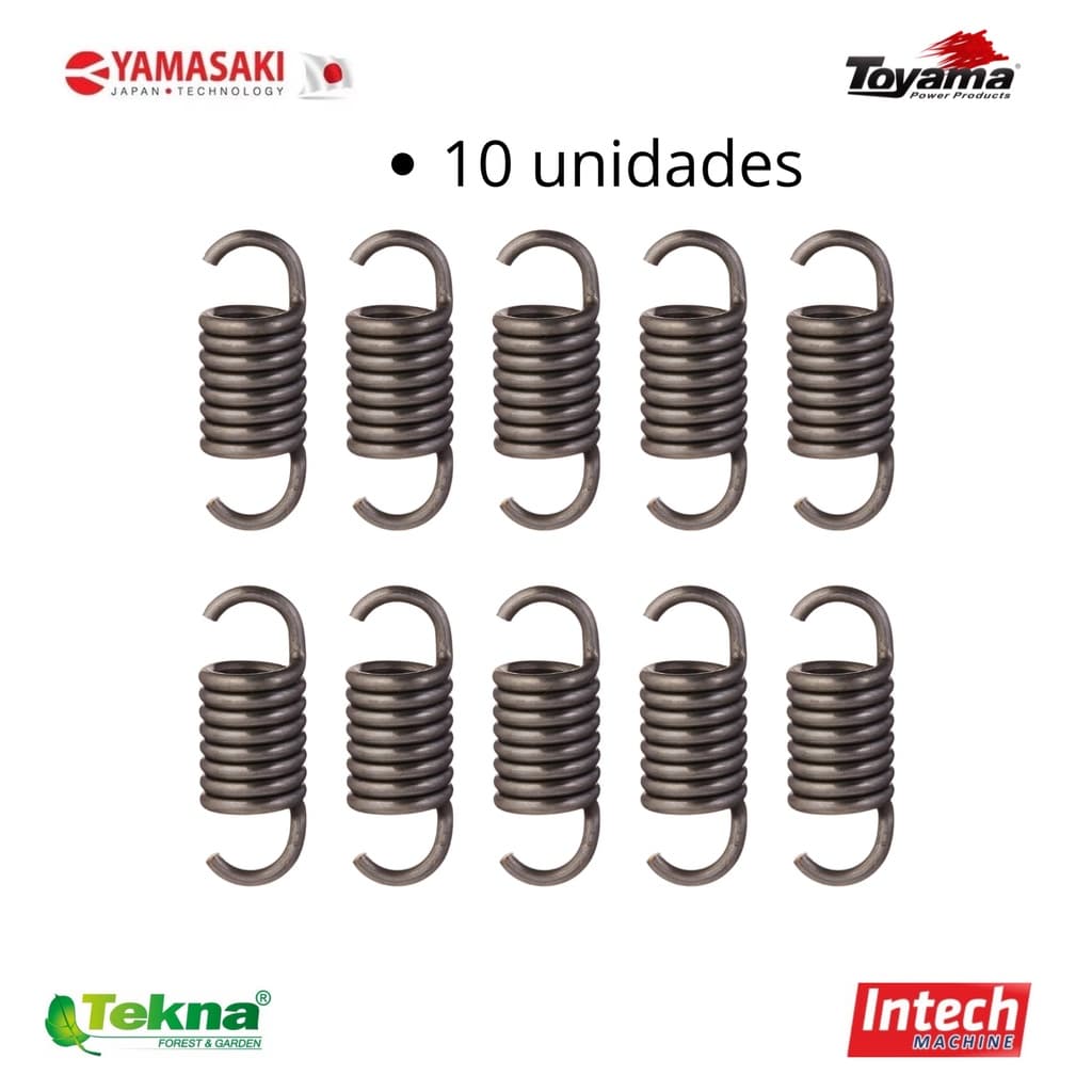 Kit 10 Molas da Embreagem Roçadeiras a Gasolina 33/43/52/63 cc Universal