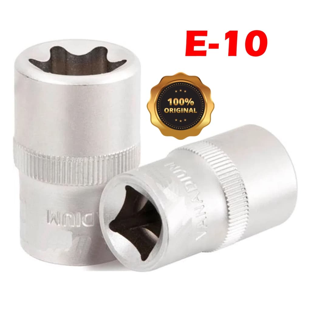 Soquete Torx Tork Femea E10 Cromo Vanádio VIP 904562