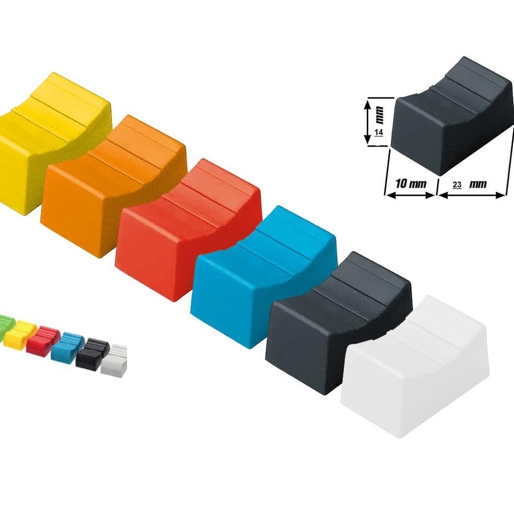 Knob Deslizante de Mesa AD31P 14x10x23mm Eixo 2-6mm