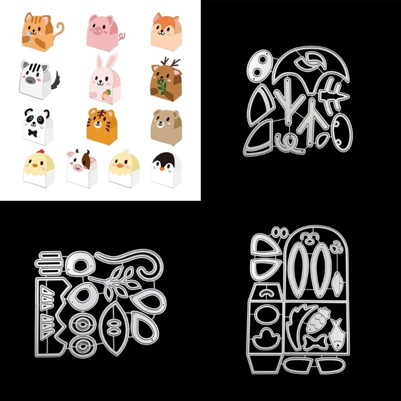 BT Metal Cortes Caixa De Embalagem Gravação Estêncil Corte Dados Para Fazer Cartão Scrapbooking Papel Artesanato DIY Mod