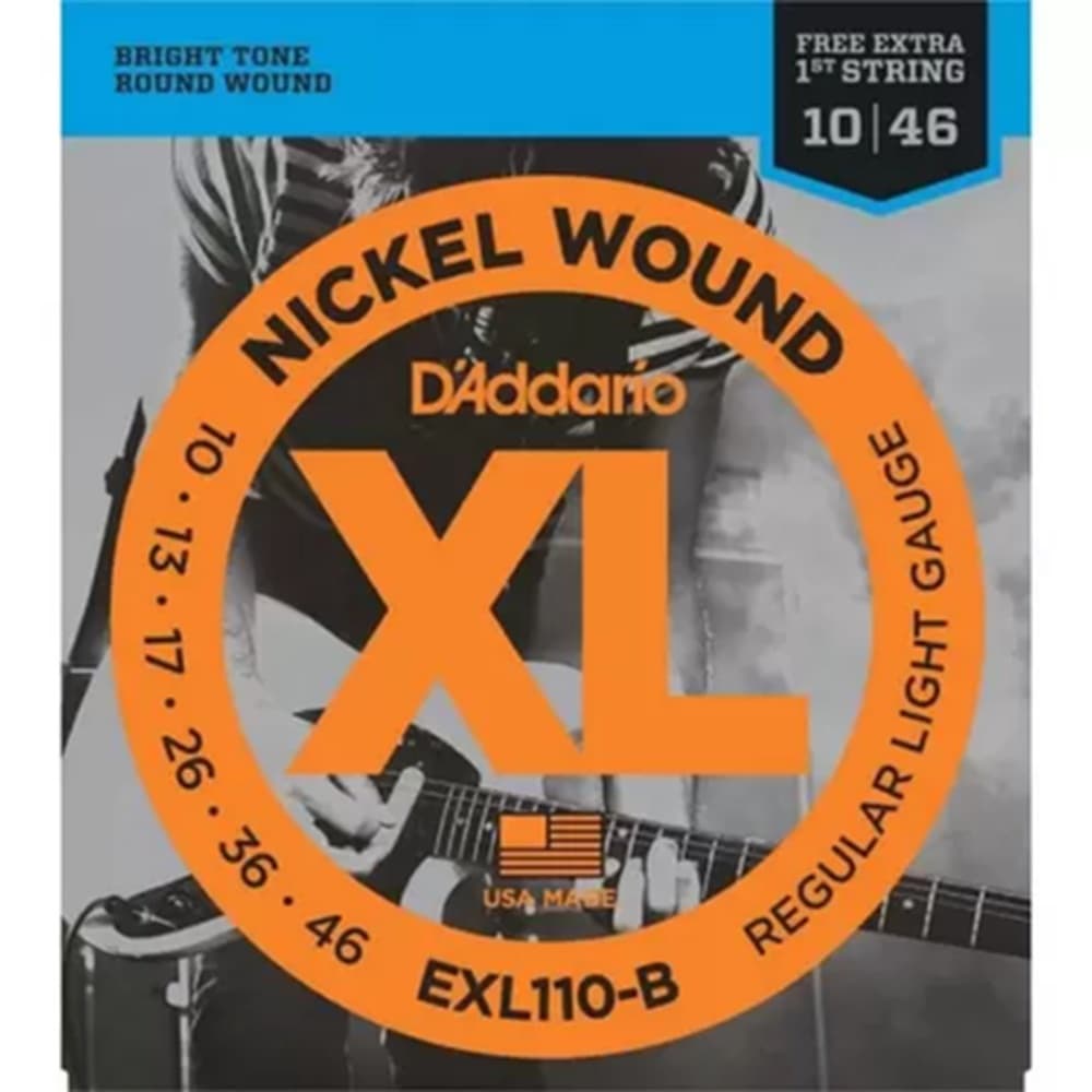 ENCORDOAMENTO D ADDARIO GUITARRA EXL110-B PL010 010