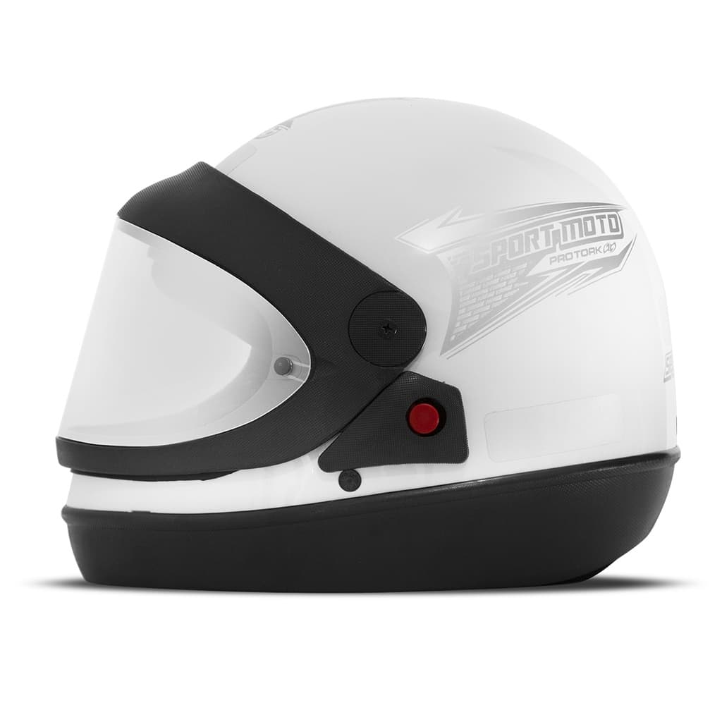 Capacete Moto Fechado Integral Masculino Feminino Pro Tork Sport Moto SM Automatico Viseira Cristal