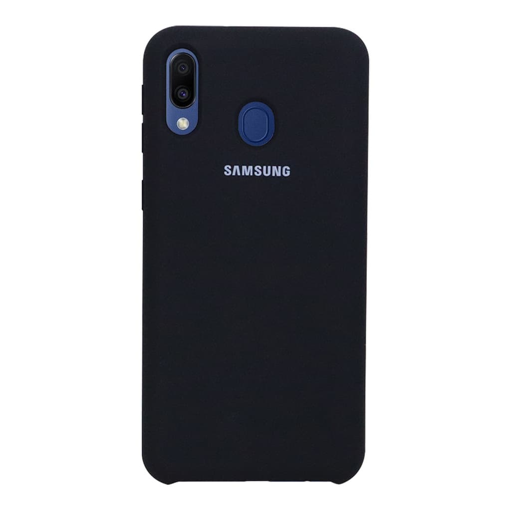 Capa Aveludada Preta + Película De Hydrogel HD Compatível Para Galaxy M20 6.3 M205