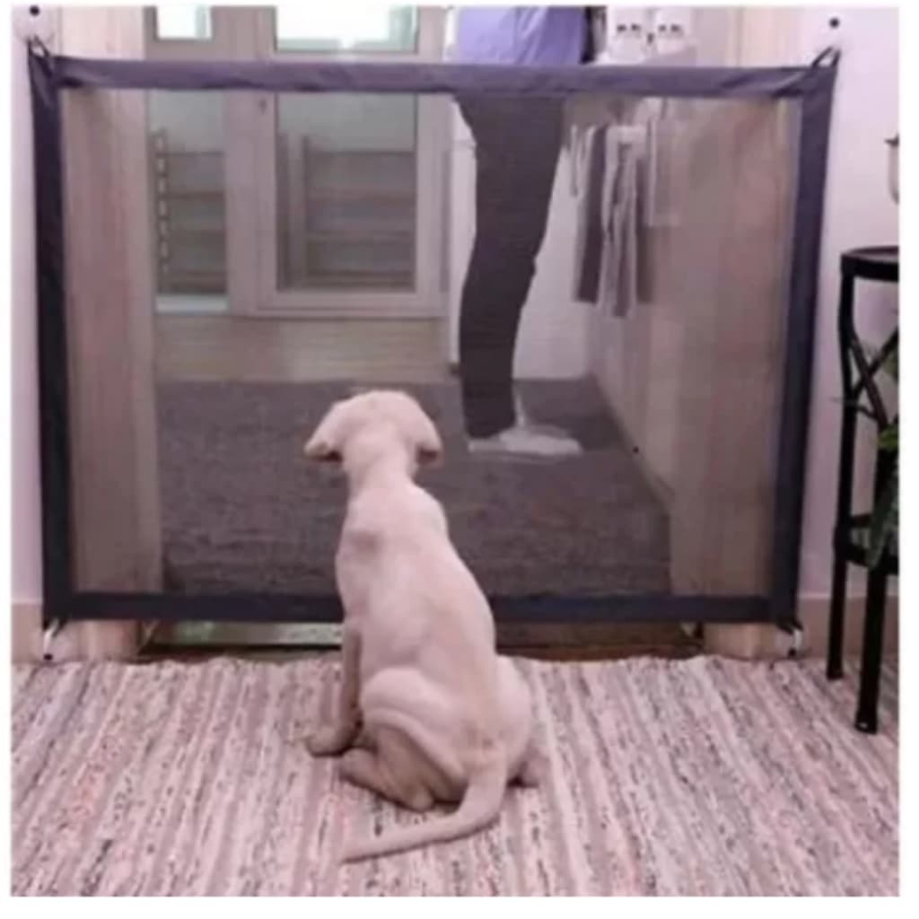 Proteção De Portas Tela Grade Redinha Em Nylon Cães Bebe - Petlon