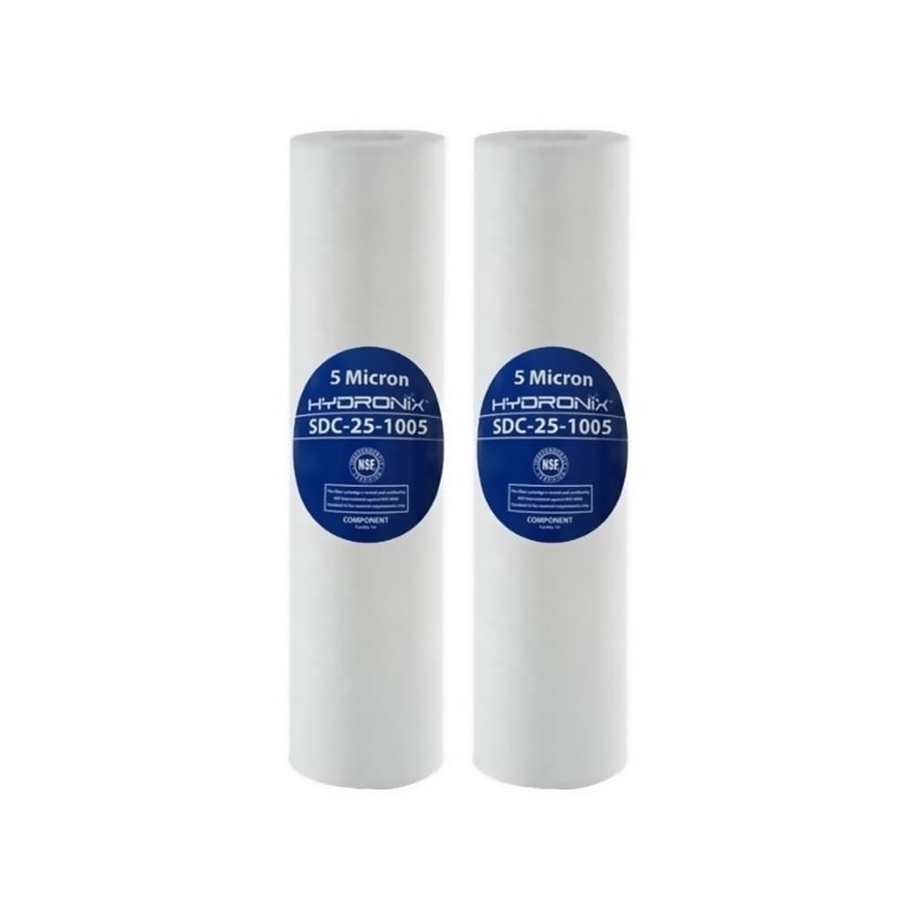 2 Refil Cartucho Polipropileno 10x2.1/2 Hydronix 5 Micras