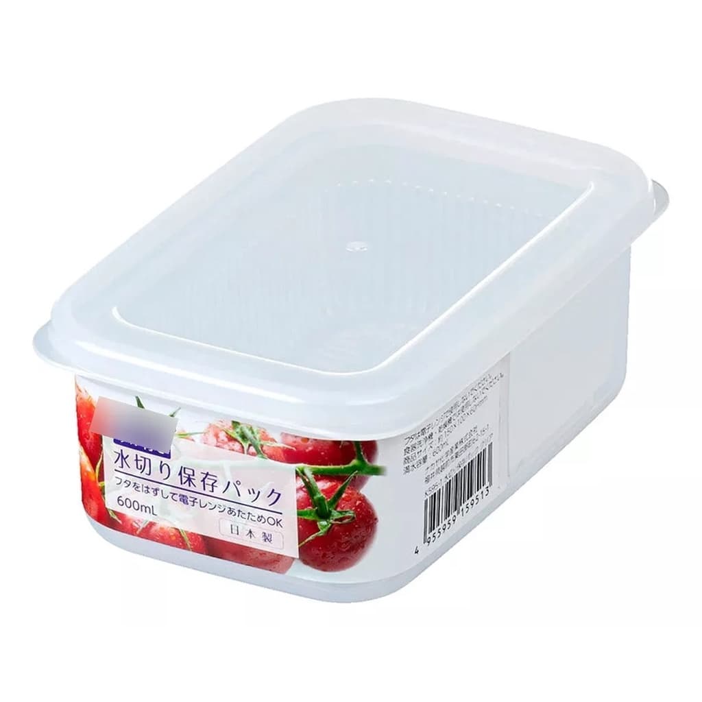 Pote Plástico Nakaya 600Ml Para Tomatinhos Cereja Japão