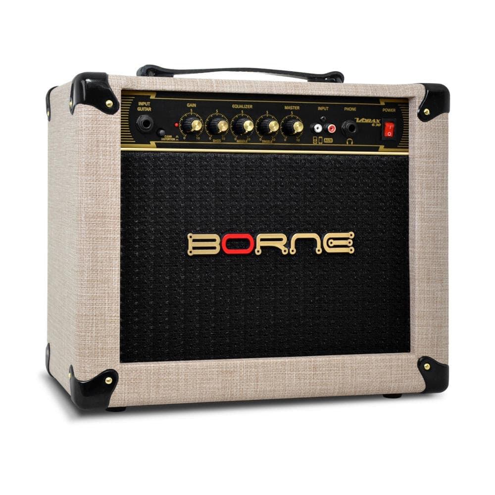 Amplificador Cubo para Guitarra Vorax 630 25W Palha Borne
