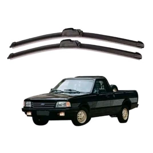 Par Paleta Palheta Silicone Limpador Parabrisa Ford Pampa 1983 1984 1985 1986 1987 A 1997 Gancho