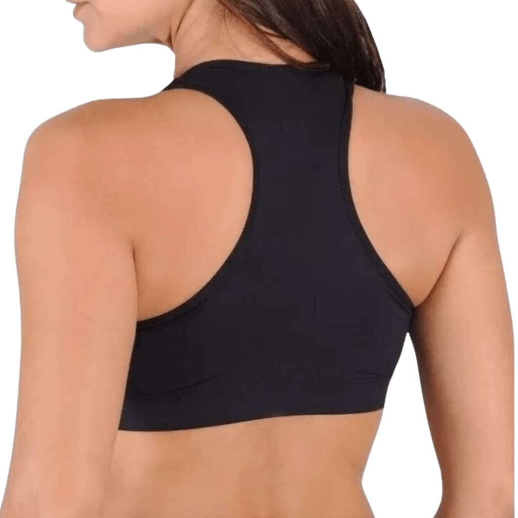 Top Feminino Nadador Com Bojo Removível Fitness Academia Suplex
