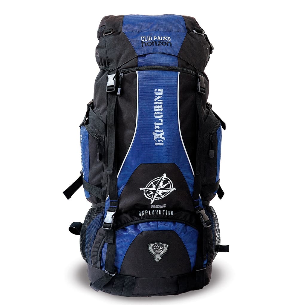 Mochila Viagem Mochileiro Trilha Impermeavel 70L - Clio