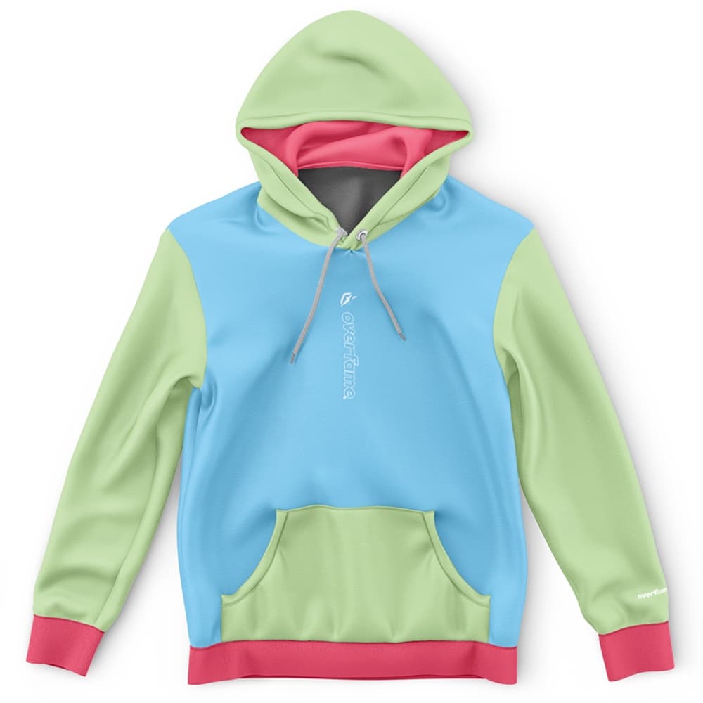 Moletom Canguru Unissex Color Blocking com Capuz com Estampa e Conforto Térmico