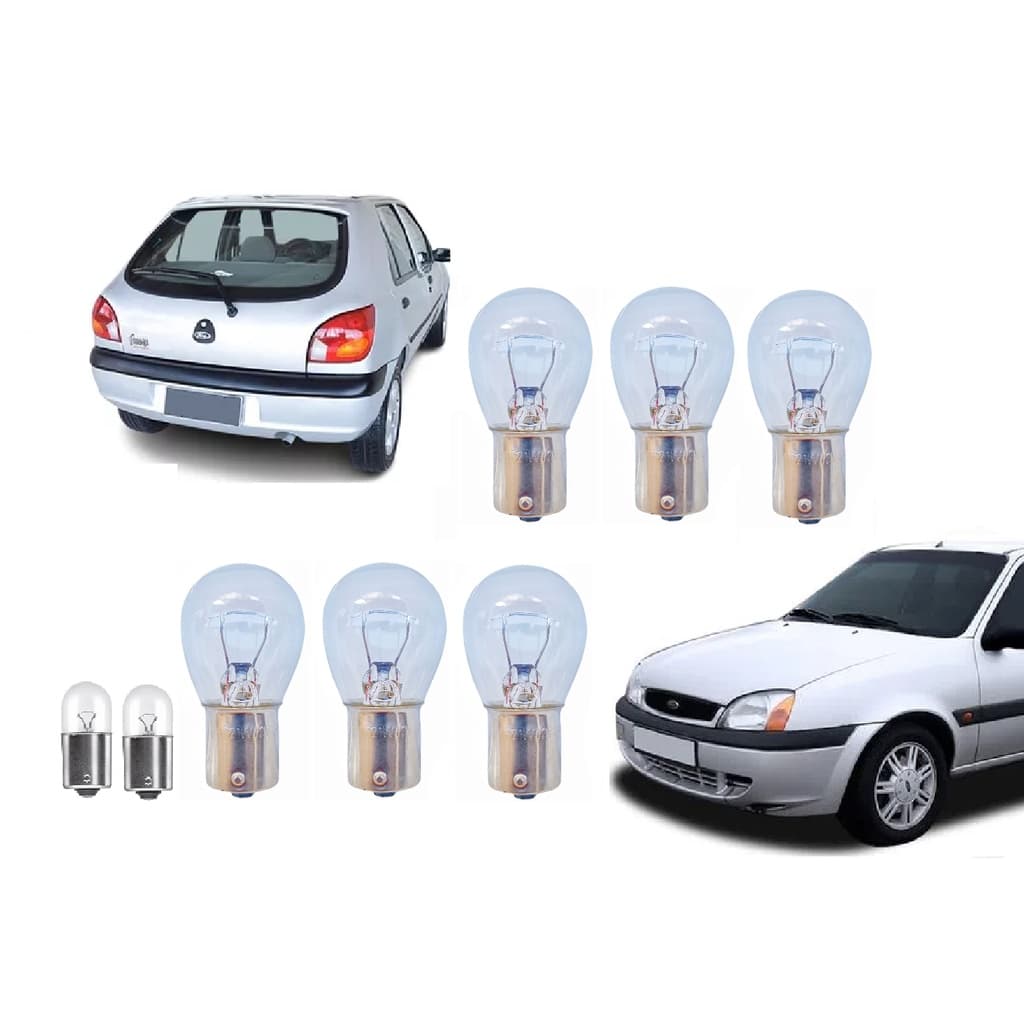 LAMPADAS FORD FIESTA 1995 A 2000 PISCA FREIO LANTERNA E RE