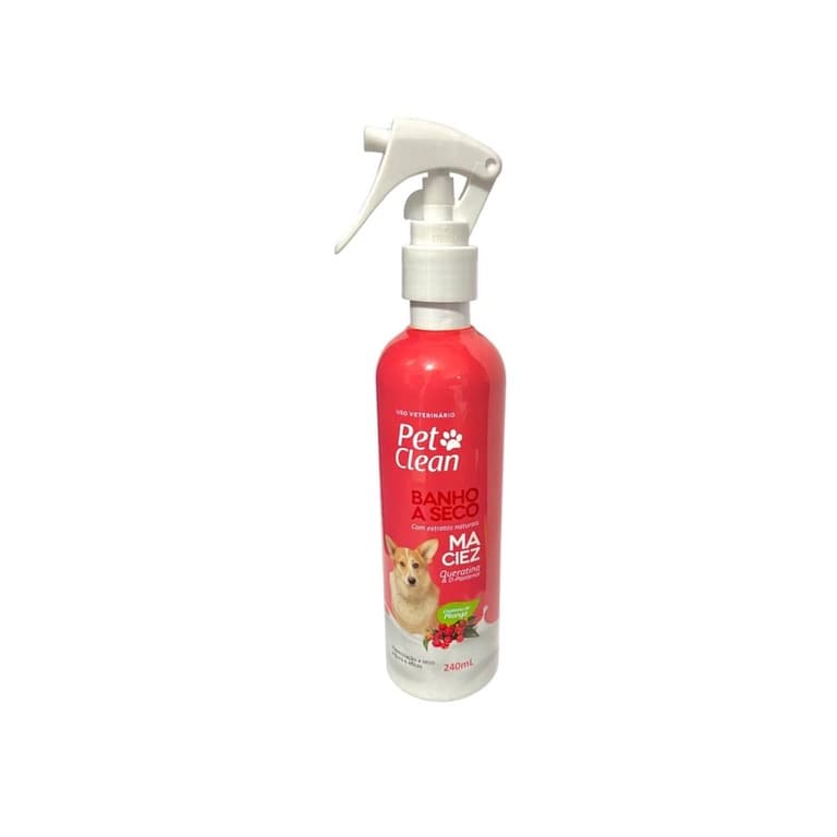 Banho a seco maciez pet clean 240ml
