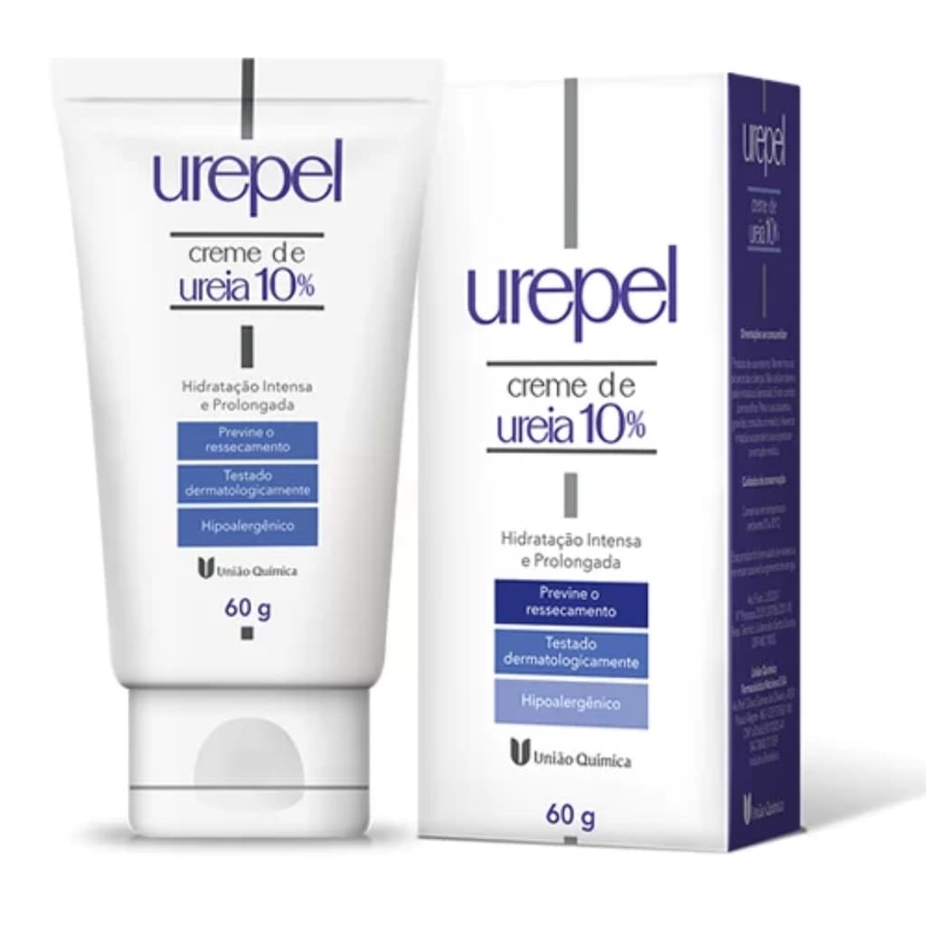 Creme Urepel Ureia 10% Hidratação Intensa 60g – UniãoQuímica