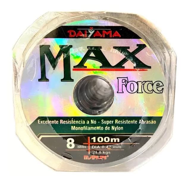 10 Unidades Linha De Pesca Daiyama Max Force - 8.0  100m