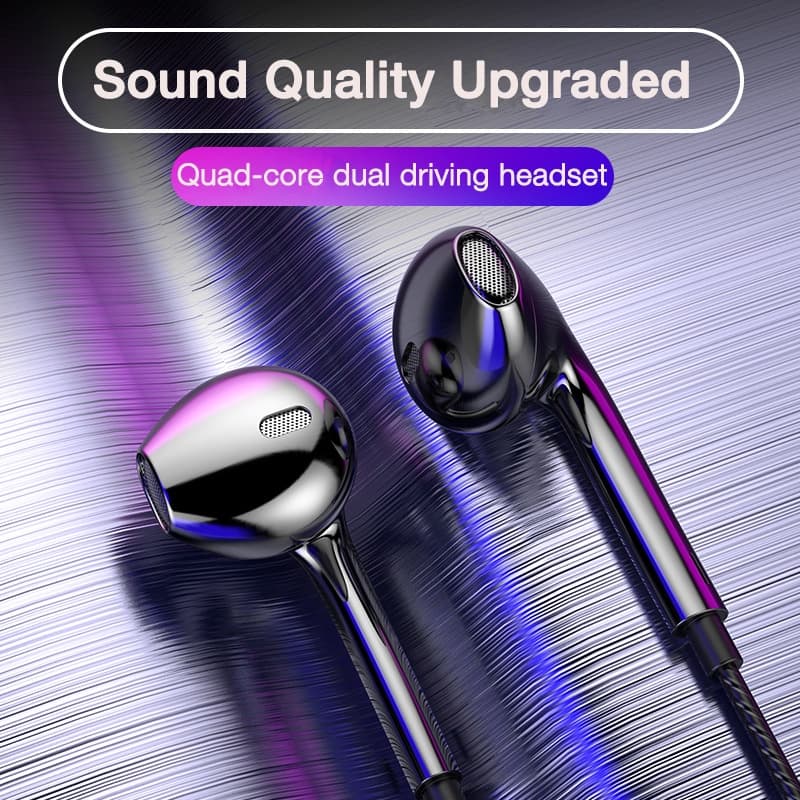 Fone De Ouvido Intra-Auricular Esportivo 3.5mm / Bass / Fone De Ouvido Estéreo Fio / Microfone