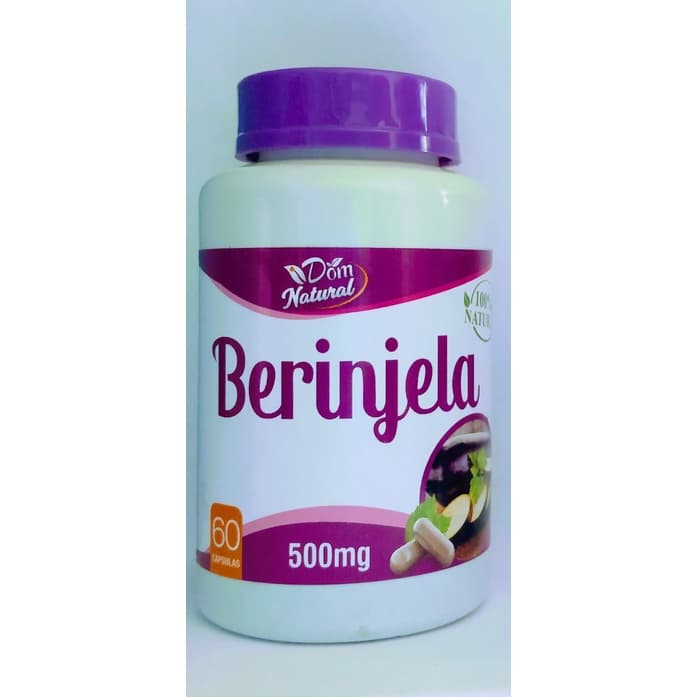 Berinjela em Cápsulas 500 MG- 60 Cápsulas