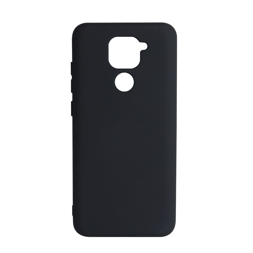 Capa Aveludada Preta + Película De Hydrogel HD Compatível Para Xiaomi Redmi Note 9 6.53