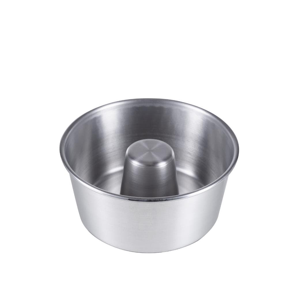 Forma de Aluminio Pequena Com Furo Meio N 12 Para Bolo Tipo Padaria / Pudim / Torta Suica 400ml