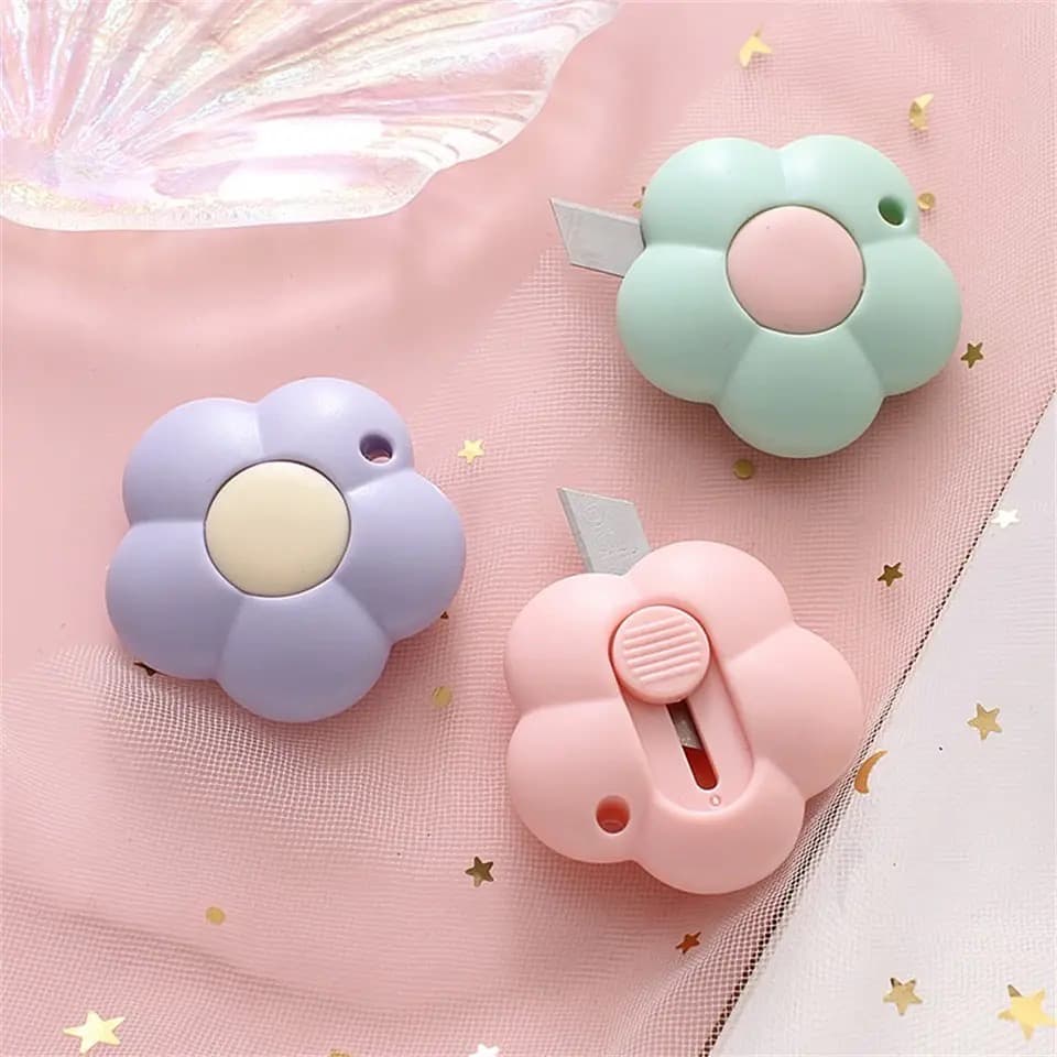 Mini Estilete Flor / Margarida/ Varias Cores/ Escolar/ Kawaii- Fofo- Unidade