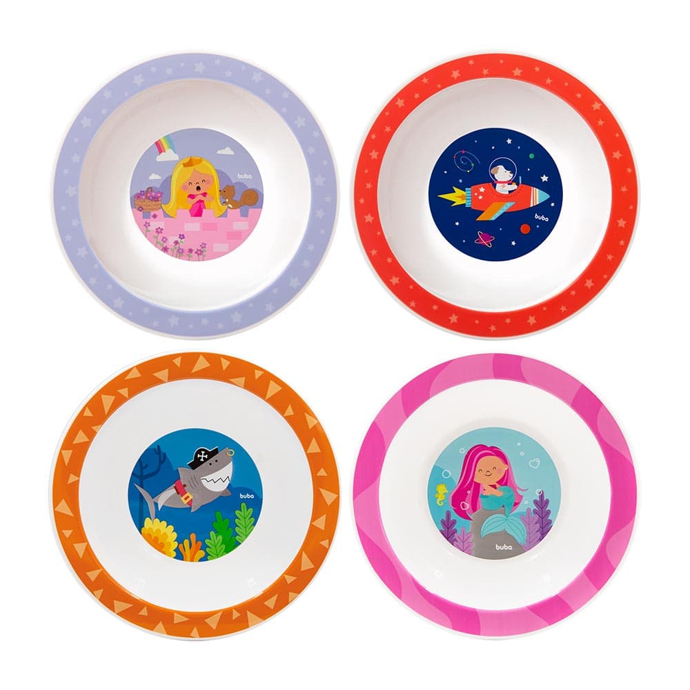 Pratinho Bowl Introdução Alimentar Bebê Infantil Buba