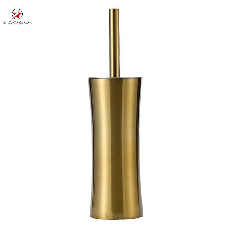 Gold Long Handle Toilet Brush Escova Higiênica Criativa Kit De Limpeza Sanitária Acessórios