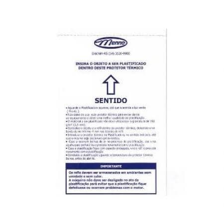Protetor Térmico A4 Menno Papel Couchê 170g 230X360mm