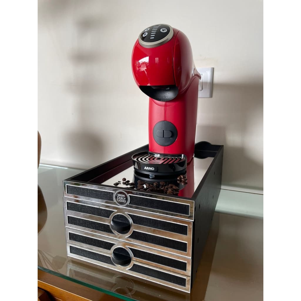 Bandeja Com 2 Gavetas maior Armazenamento de Cápsulas Dolce Gusto