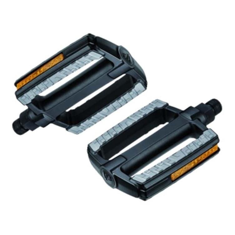 Pedal Para Bicicleta Urbana Em Nylon Preto Vp 821 Peso 345g