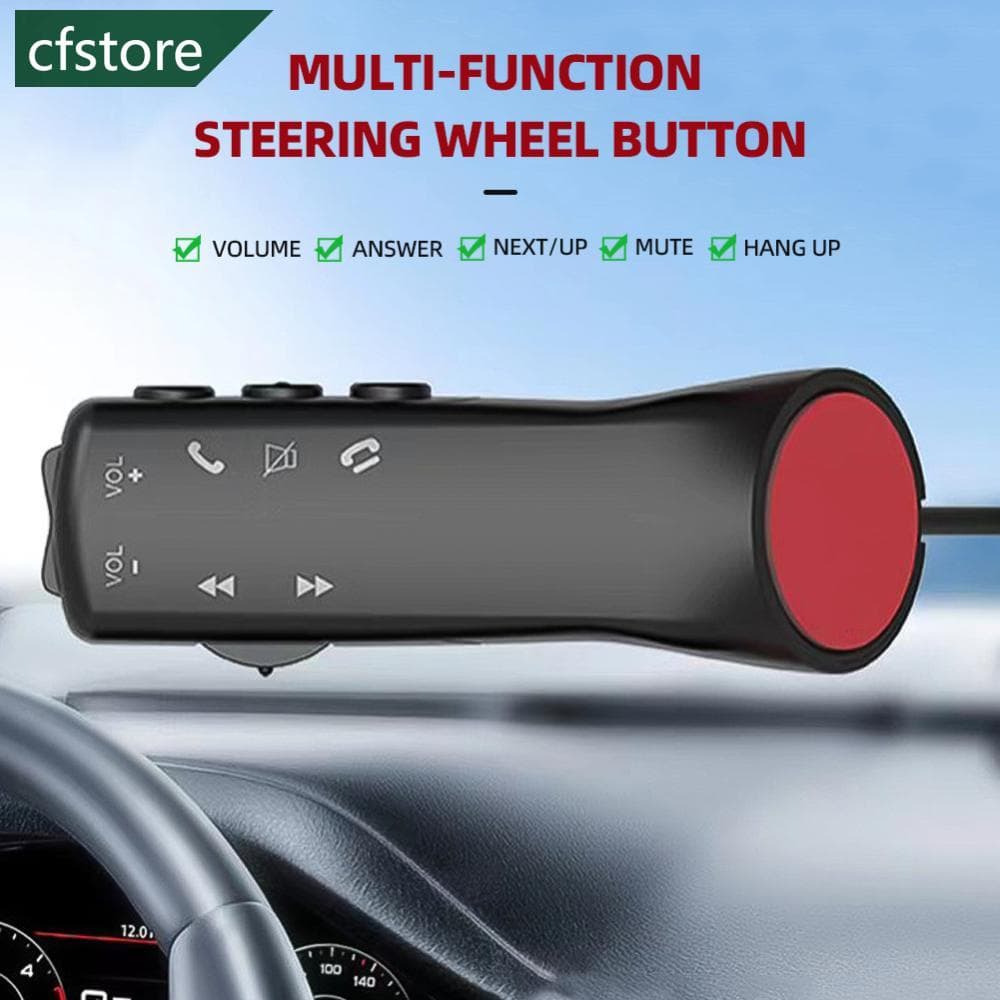 CFSTORE Botão Do Volante Carro Controle Remoto Rádio Navegação GPS DVD 2 Din Android Wired 7 Keys Fuction D4R8