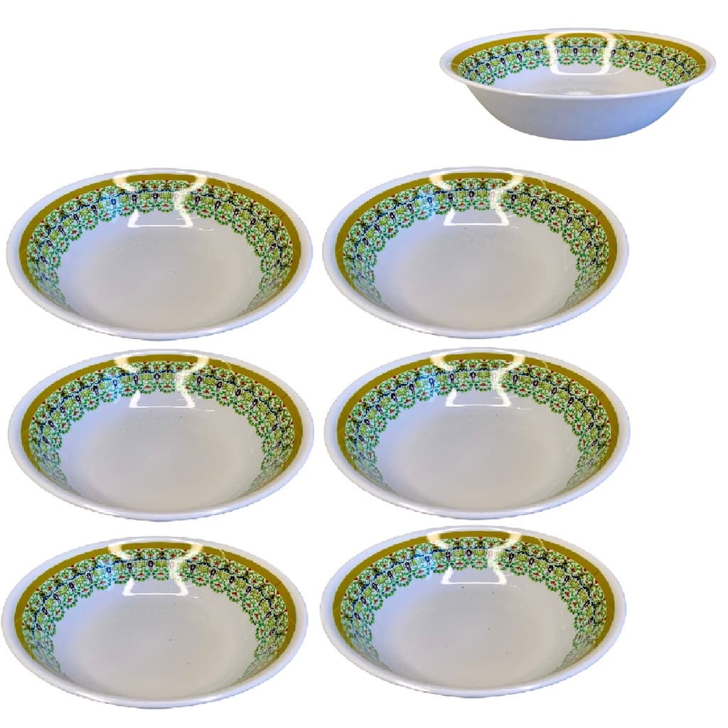 6 Tigelas Bowl Cumbuca De Melamina Pote 850ml Restaurantes