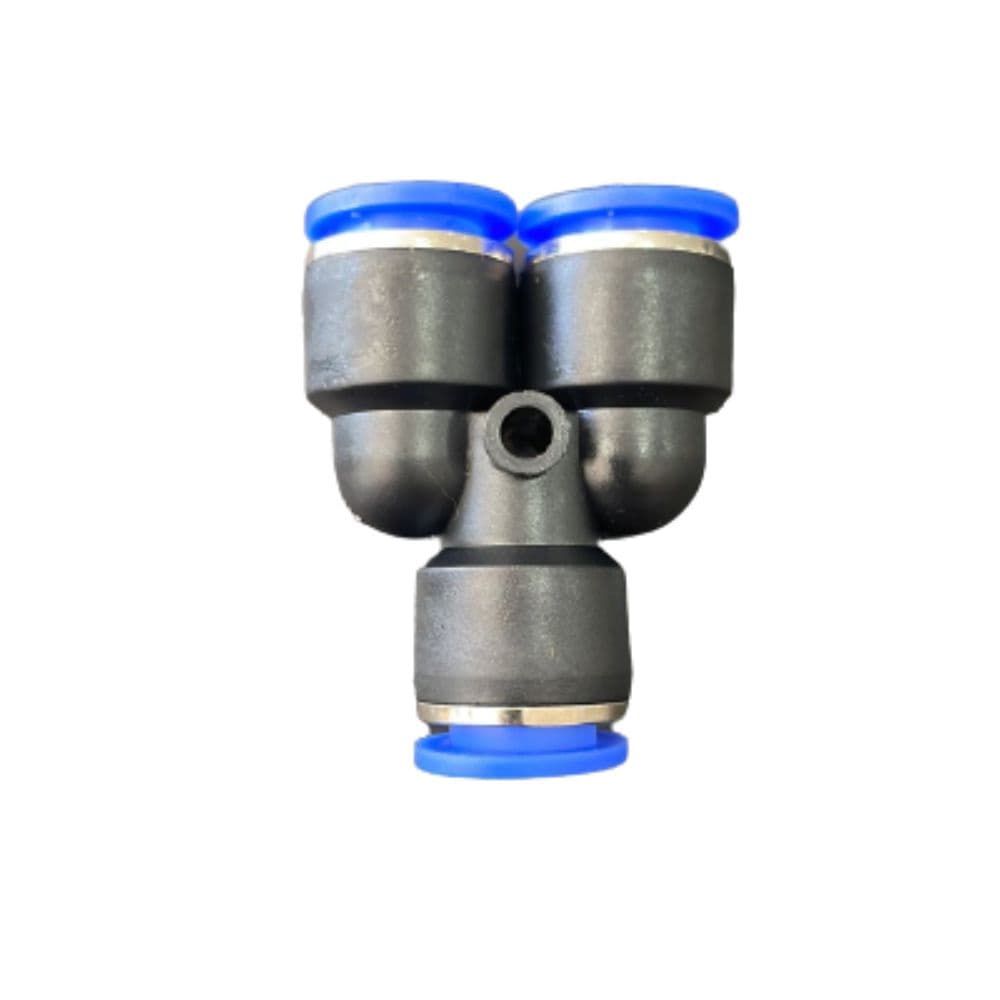 União Pneumatica em formato de Y - 12mm