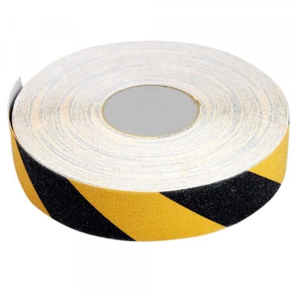 Fita Antiderrapante Rolo 48mm X 30 metros Zebrada Amarela Preta