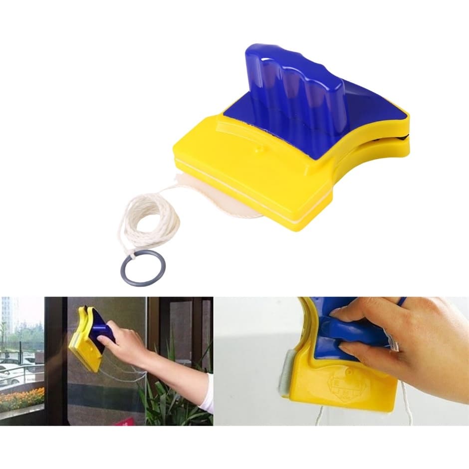 Limpa Vidros C/ Cordinha Magnetico Limpar Tirar Manchas