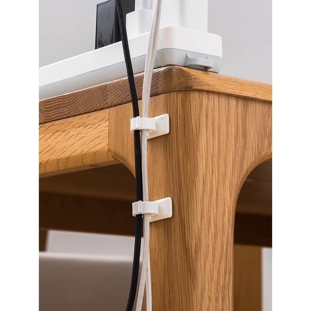 KIT4 de Organizador fios e cabos/Organizador De Fios E Cabos Adesivo