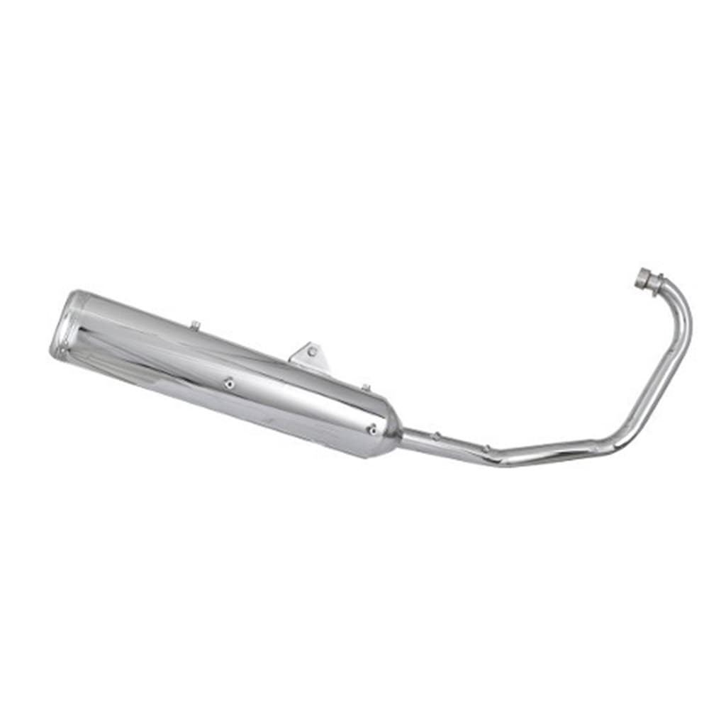 Escapamento Escape Moto Original Cromo Forte Ybr 2000 2001 2002 2003 2004 2005 2006 2007 2008 2009