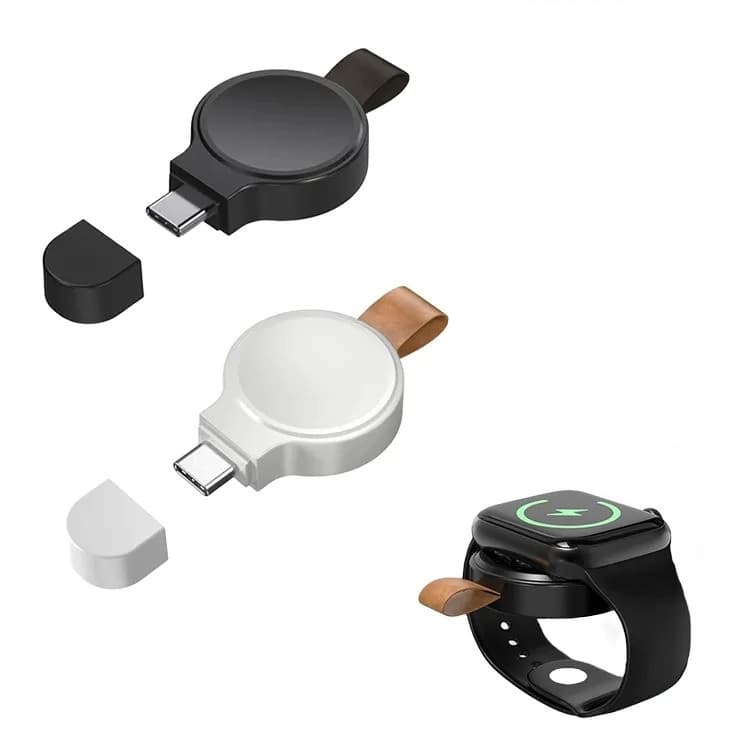 Carregador Magnético Portátil USB C TIPO C para Apple Watch series 8 7 6 5 4 SE 3 2 ultra