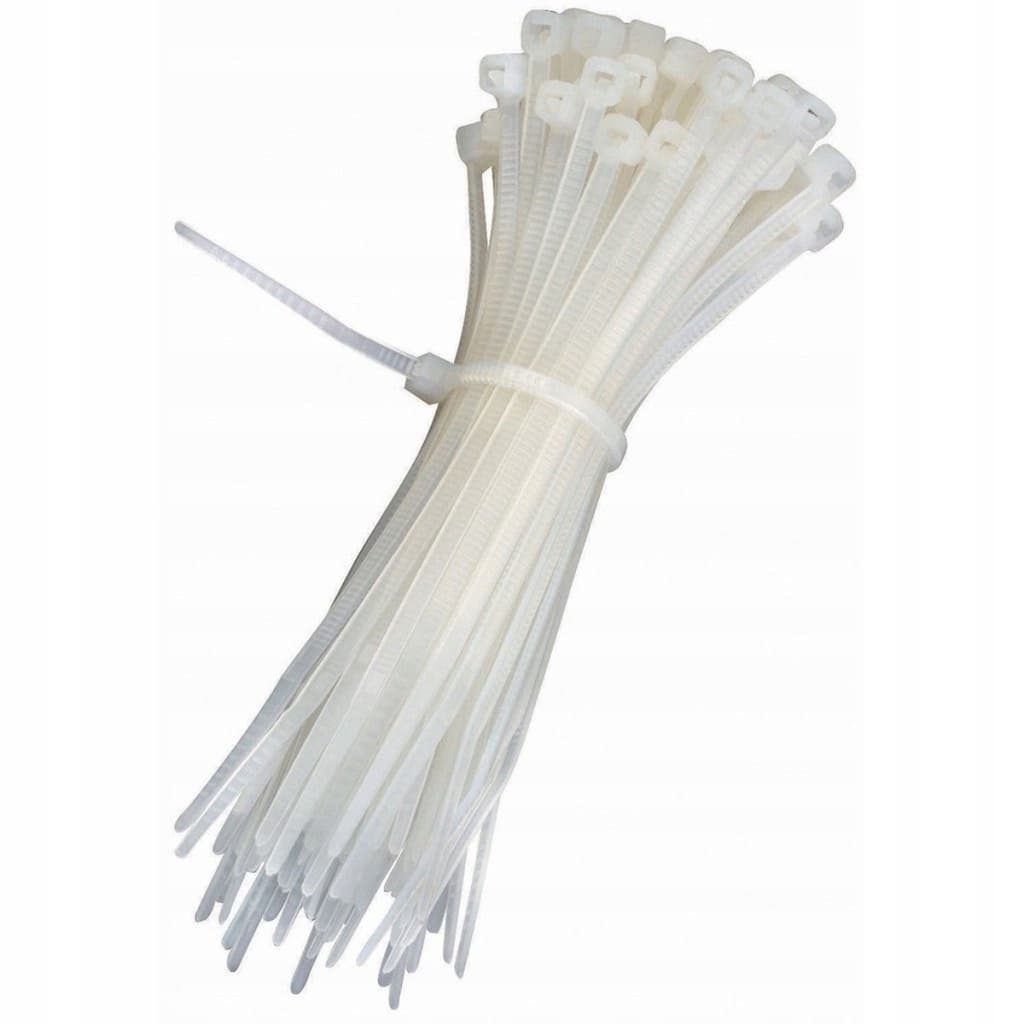 Kit 100 Abraçadeira De Nylon Enforca Gato Presilha 3,6mm 100mm 200mm Cinta Plástico Fita Hellerman Branca 3 6 100 Unidades Grosso Branco Grande 10cm 20cm