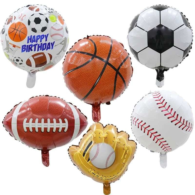 Balões de futebol esporte estilo folha de alumínio Rugby esportes adereços balões decorativos