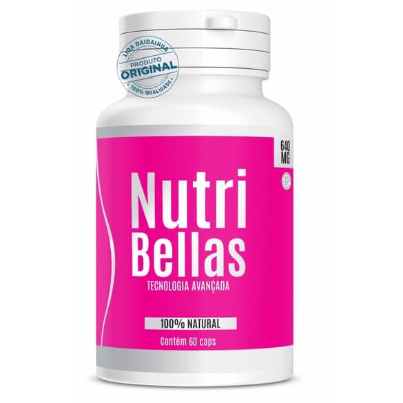 Nutri Bellas - Suplemento para Pele, Cabelo e Unhas - 60 Cápsulas - Fórmula Avançada