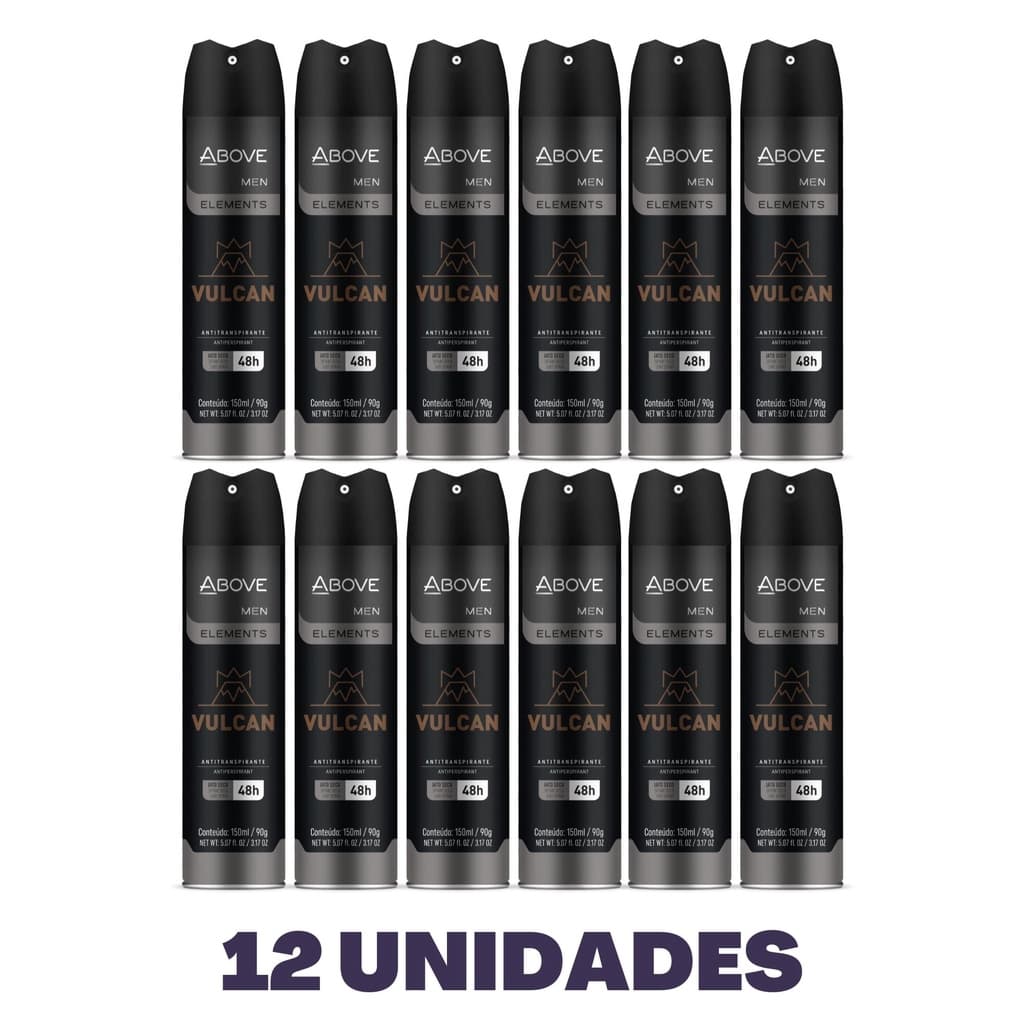 ANTITRANSPIRANTE ELEMENTS VULCAN MEN 12 UNIDADES