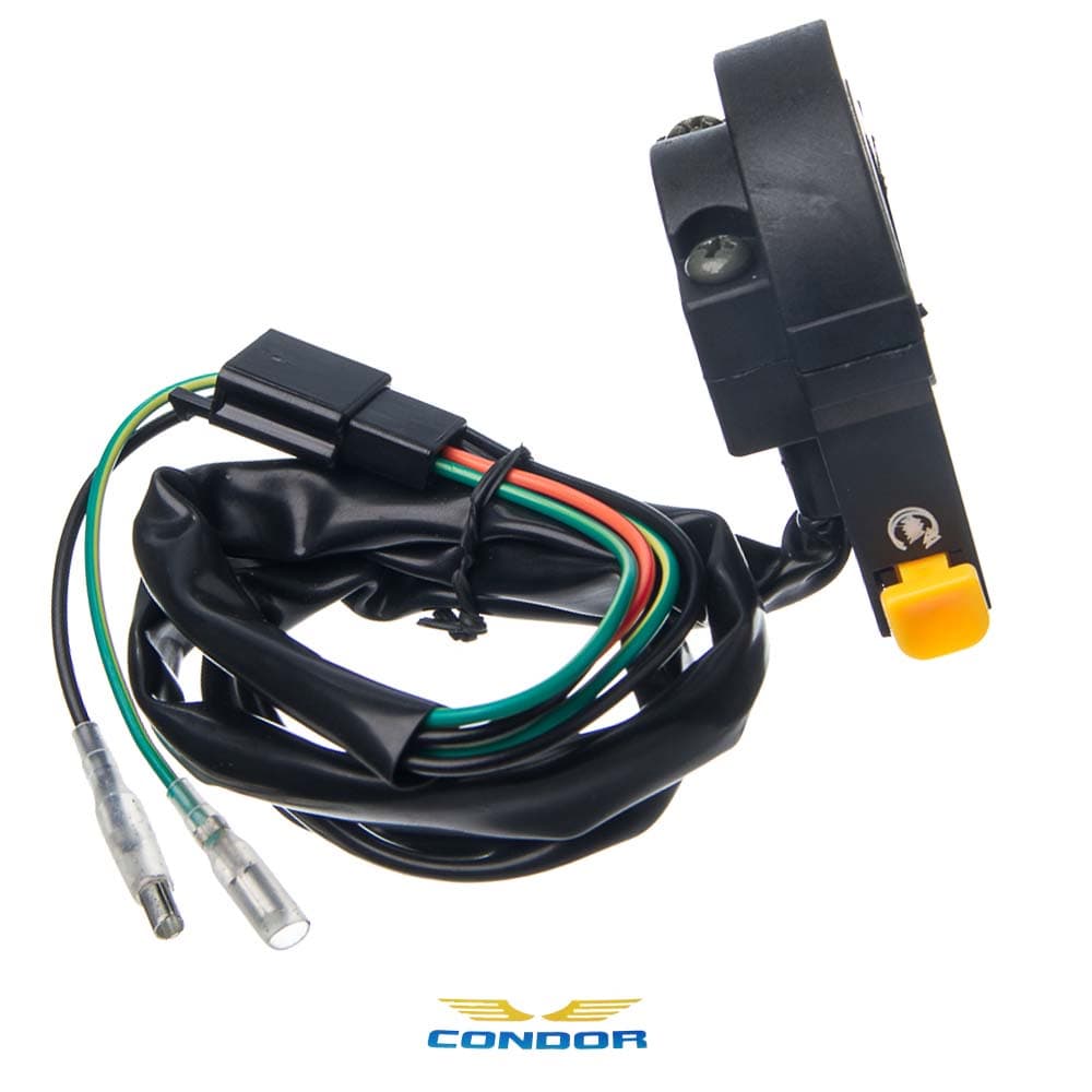 Interruptor partida direito CG 150 ES 2004 a 2008 / Fan 150 ESI 2010 em diante
