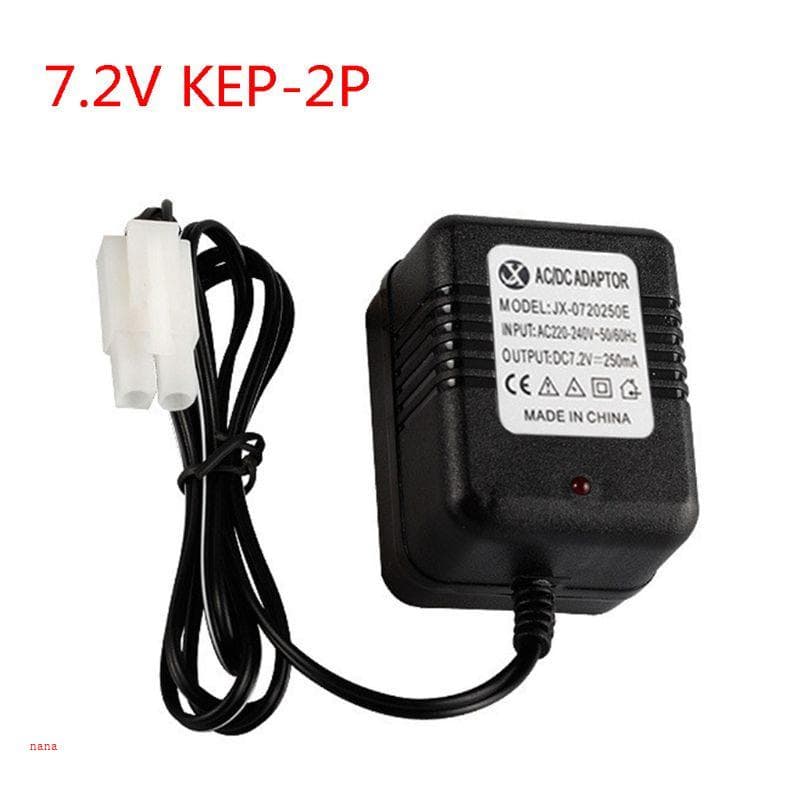 nana Para Toy 7 2V Entrada Bateria 110V-240V Saída 250mA Carregador Plugue KET-2P