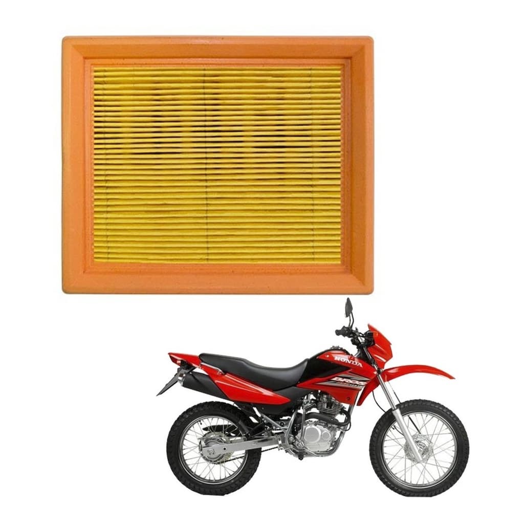 Filtro de Ar para Moto NXR Bros 125 NXR Bros 150 Pop 100 Titan Mix 150 - Brandy
