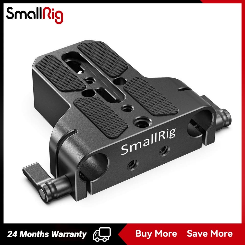 Placa Base Universal SmallRig Com Grampo De Haste Duplo De 15mm Para Câmera 1674