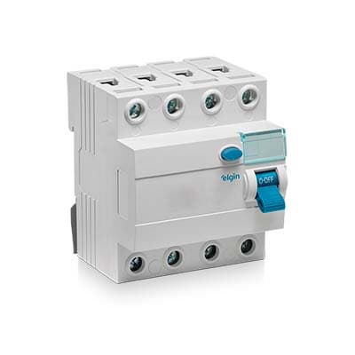 Disjuntor Diferencial Elgin IDR/DR 25a 30ma Tetrapolar 4polo