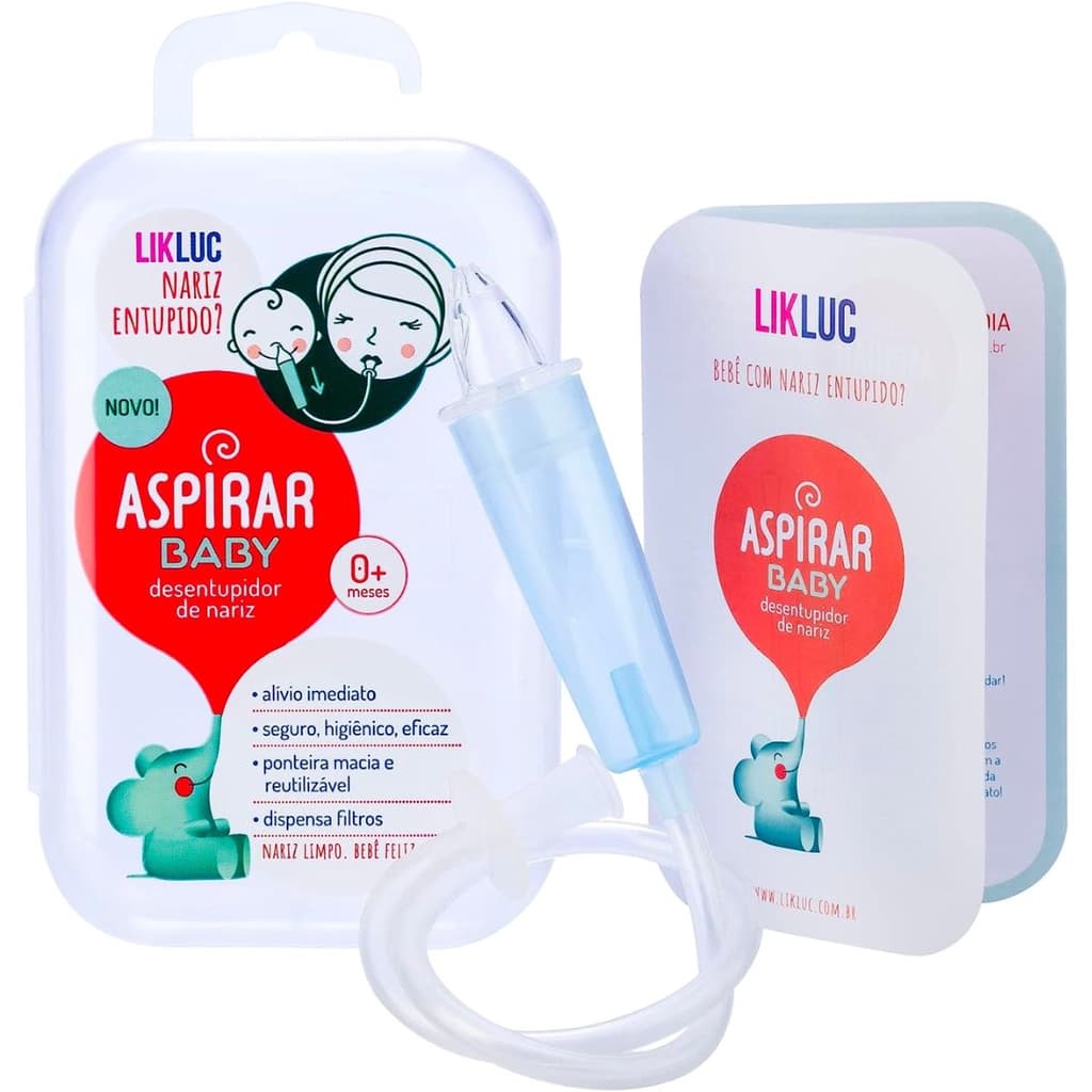 Aspirador Nasal Aspirar Baby Com Estojo Likluc