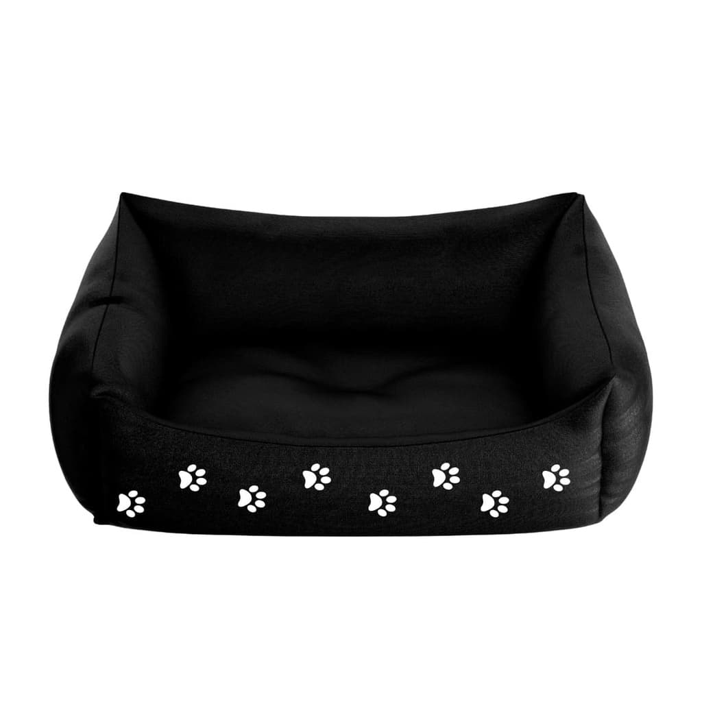 Cama De Cachorro Pet Pequeno Lavável Com Zíper Preta