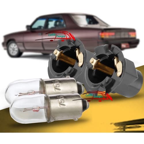 2 Soquete 2 Lampada Painel Opala Caravan Comodoro Diplomata