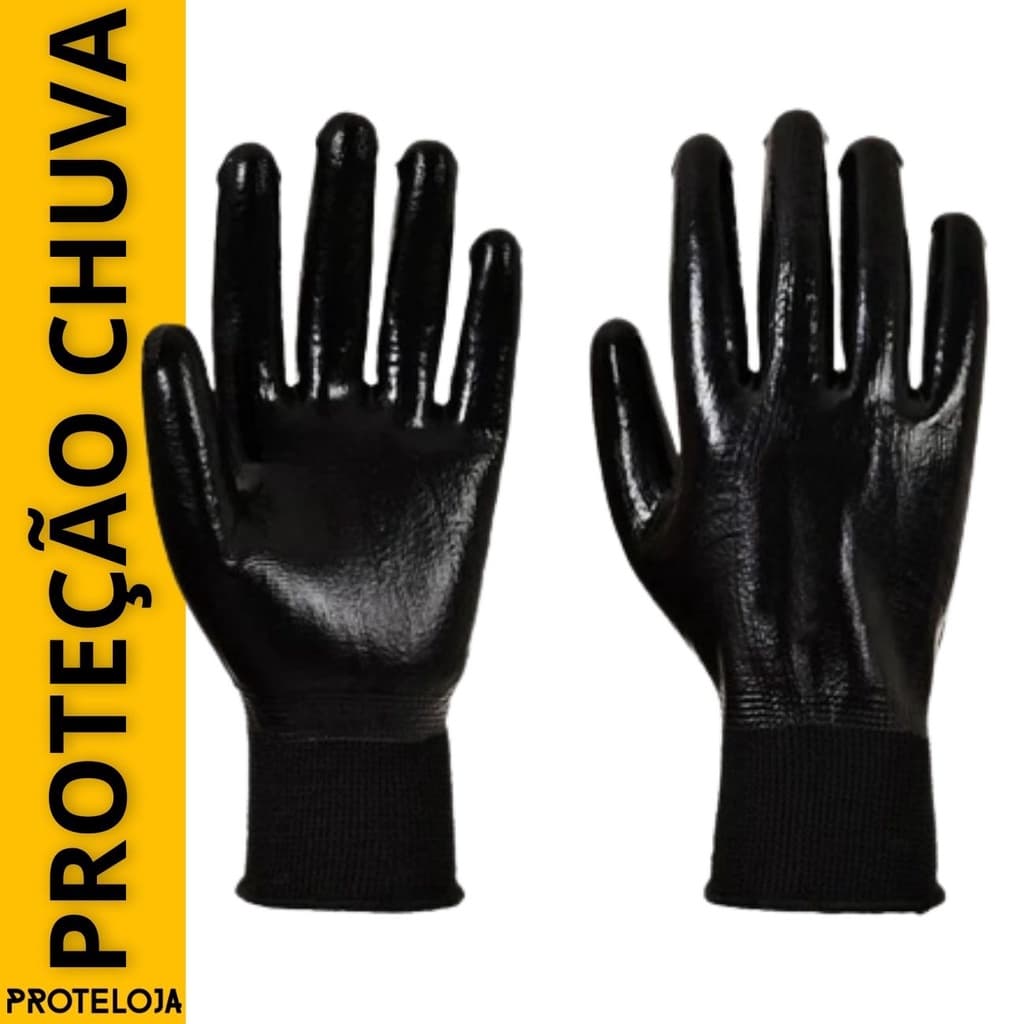 Luva Motoqueiro Impermeável Proteção Frio Motoboy Motocross Profissional